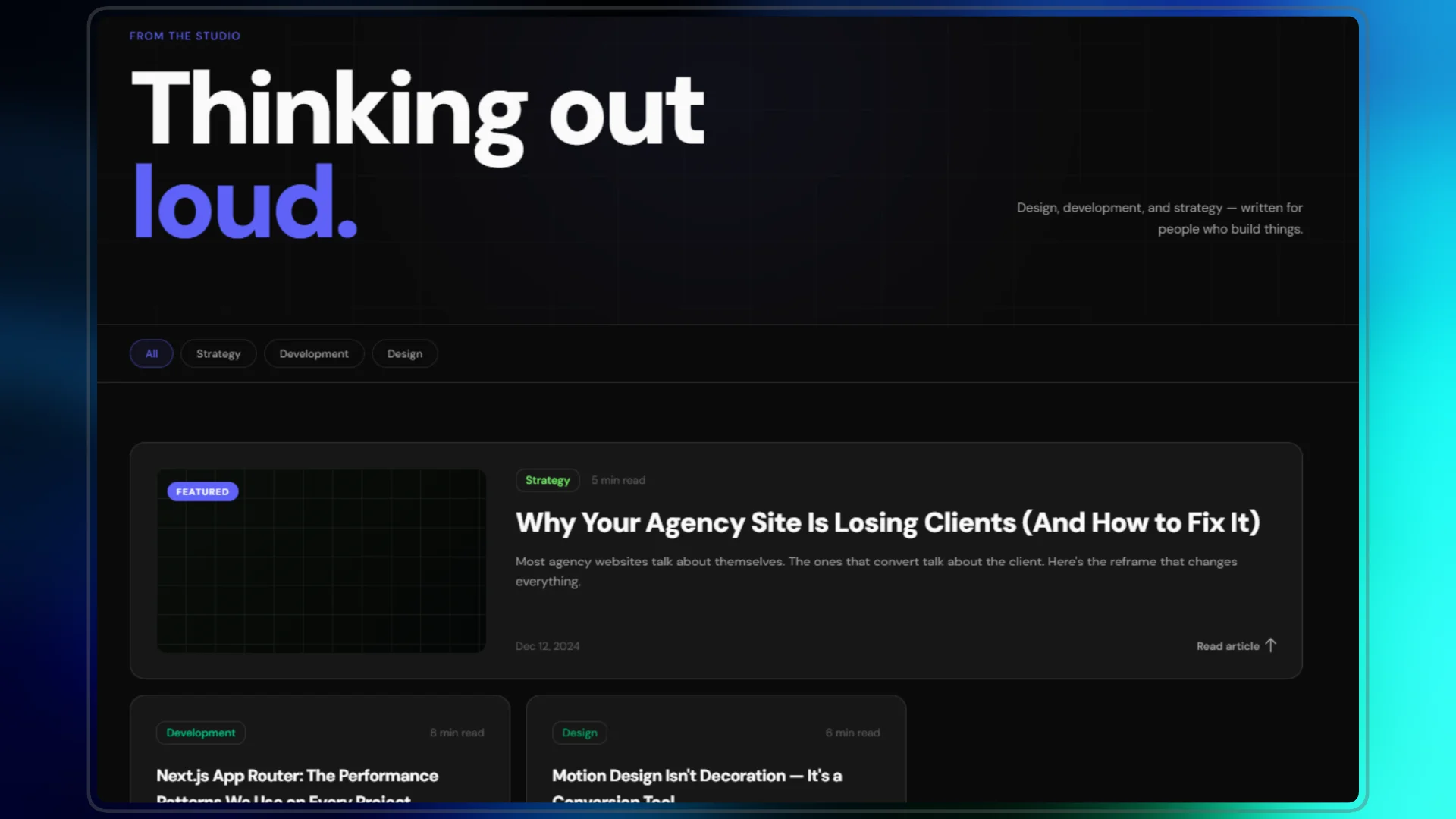 Image of Vekto Studio — Next.js Digital Agency Template