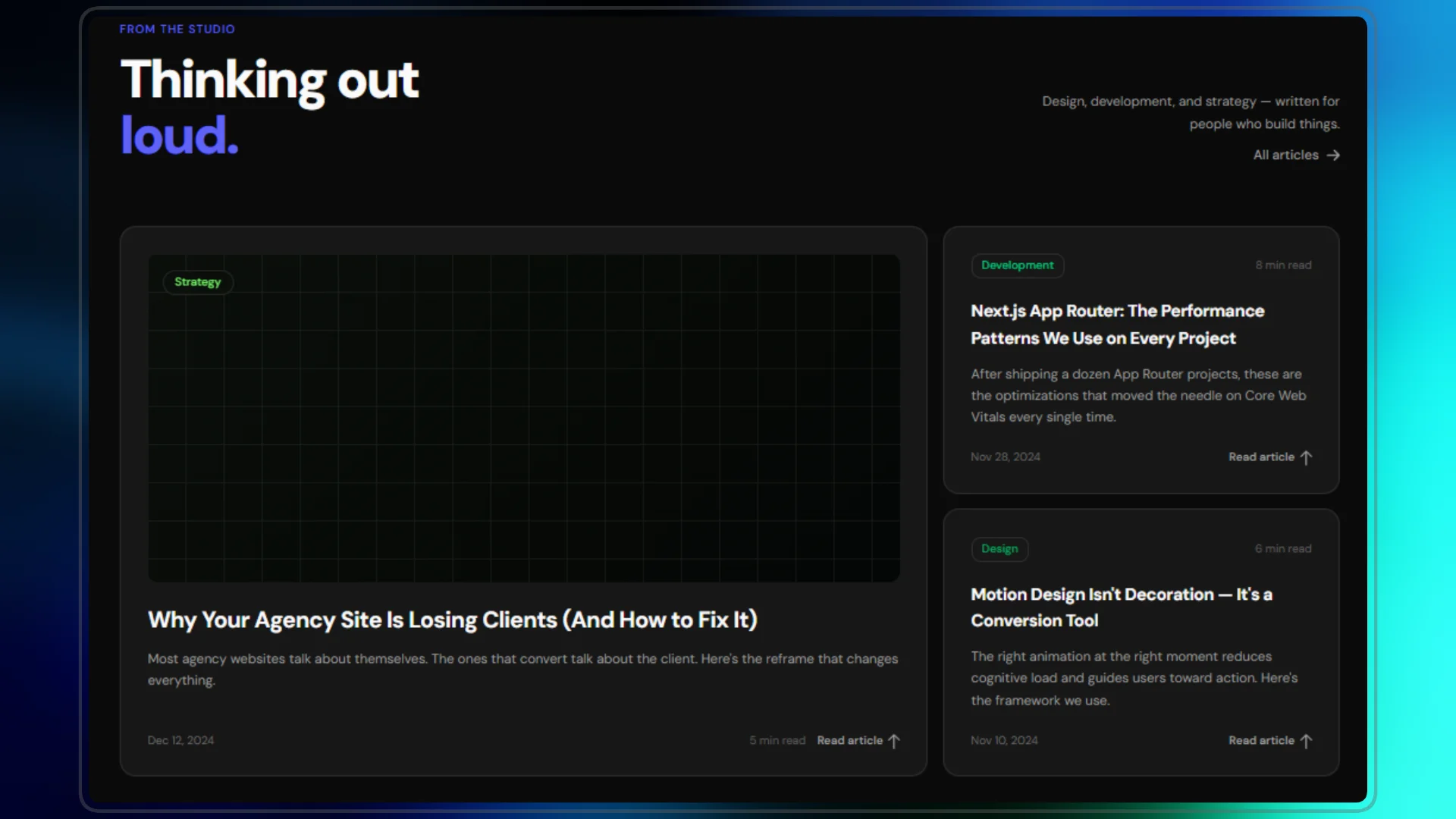Image of Vekto Studio — Next.js Digital Agency Template